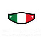 Versione bianca del logo FK Visors