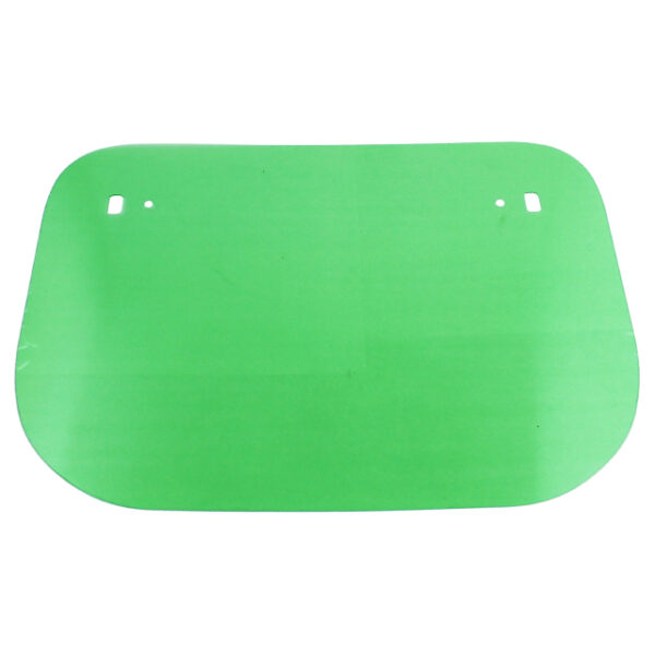 large protective green visor